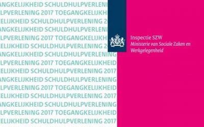 Rapport: Toegankelijkheid schuldhulpverlening 2017