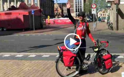 Ex-dakloze vertrokken voor immense fietstocht naar Lissabon voor het goede doel