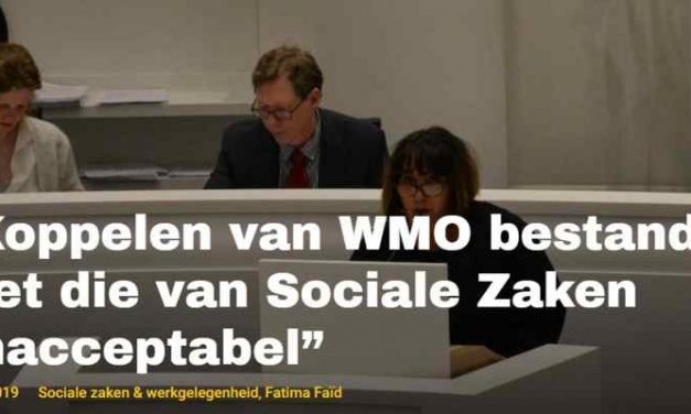 “Koppelen van WMO bestanden met die van Sociale Zaken onacceptabel”