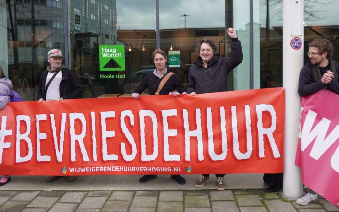 Straatconsulaat in actie tegen huurverhoging