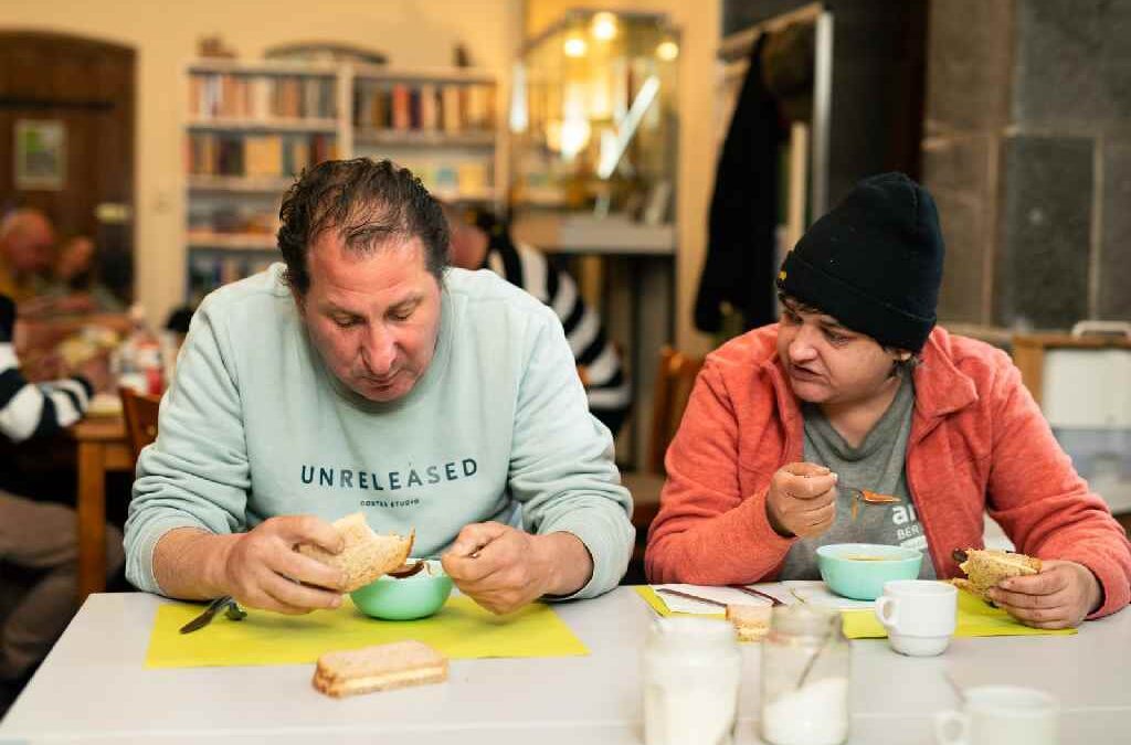 Als je dakloos bent en het winter wordt
