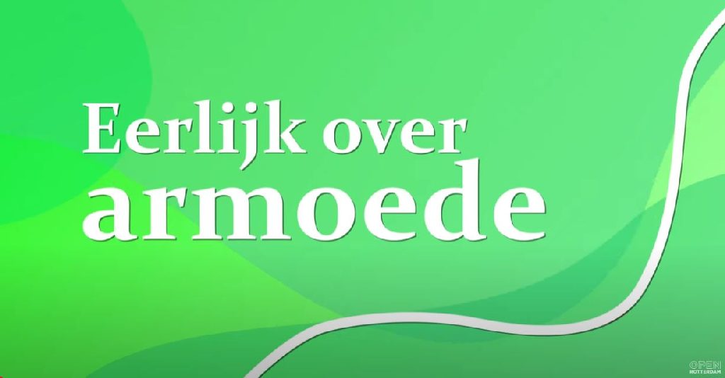 Talkshow Eerlijk over Armoede: armoede in Rotterdam onder de loep
