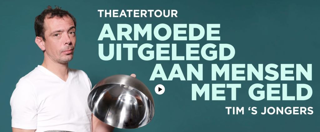 {Video} Theatercollege Tim ‘S Jongers Armoede uitgelegd aan mensen met geld