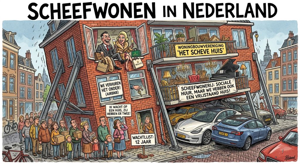 Scheefwoners hard aanpakken: voelt lekker, lost niks op